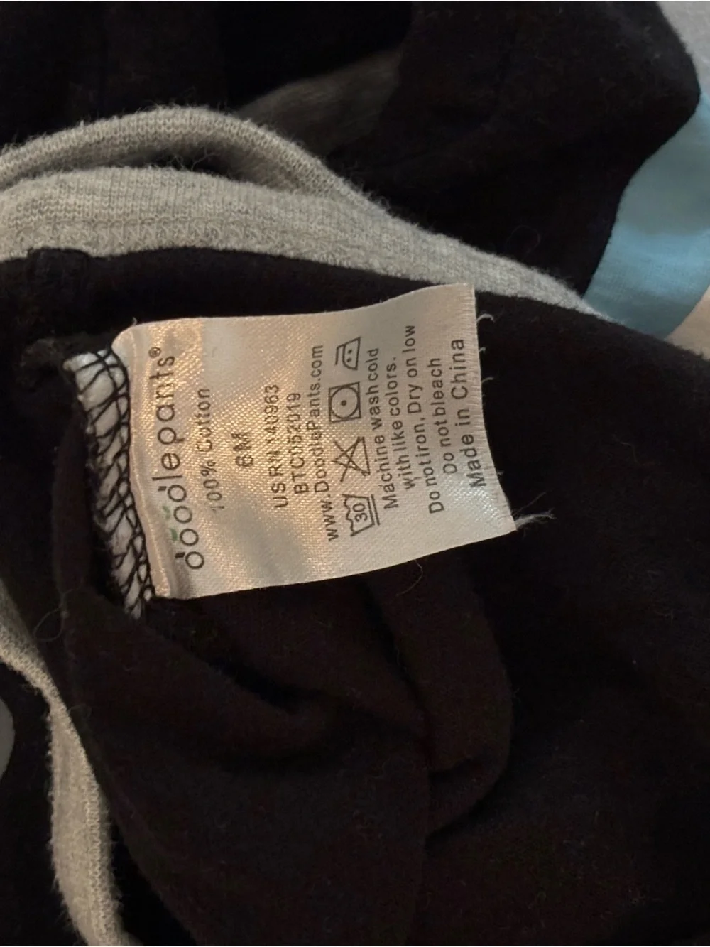 Doodle Pants soft black